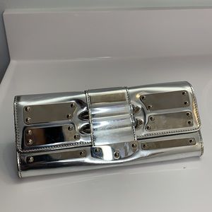 Authentic Gucci Patent Leather Mirror Clutch